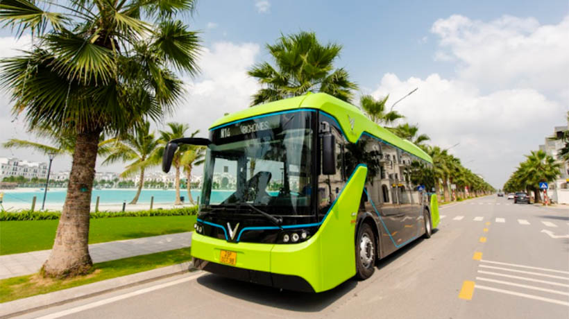 Hệ thống quản lý xe buýt điện thông minh và mục tiêu góp phần giảm phát thải carbon tại Việt Nam